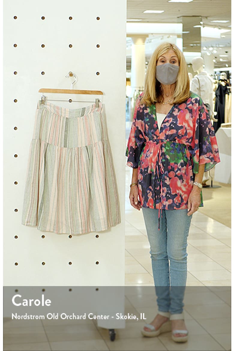 Linen Tiered Skirt video
