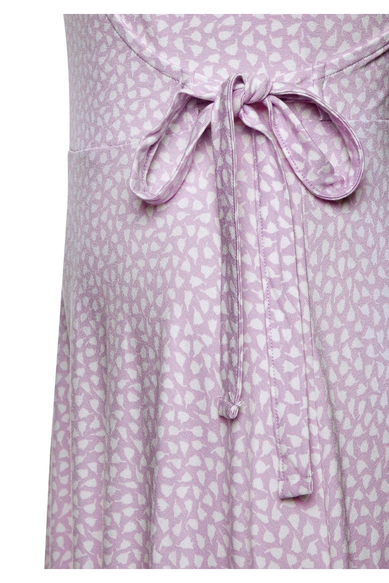 Wrap Look Dress, Alternate, color, Lilac Printed