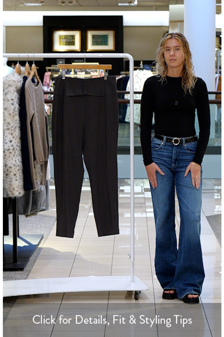 Corset High Waist Crop Pants video