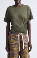 R13 Tight Waist Cotton & Cashmere T-Shirt
