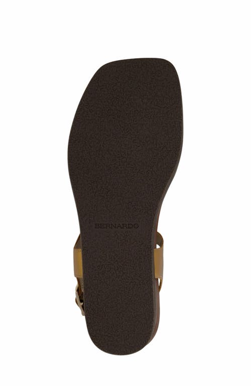 Bernardo Footwear Concord Demi-wedge Sandal In Brown