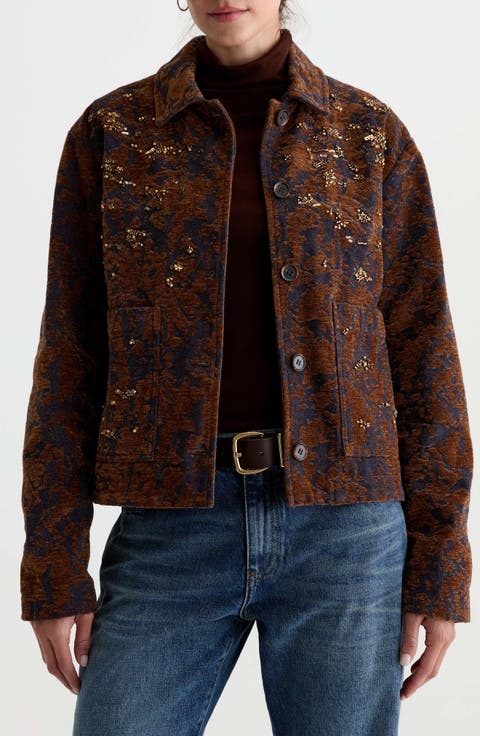 Bailey Beaded Jacquard Jacket