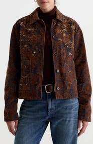 AG Bailey Beaded Jacquard Jacket