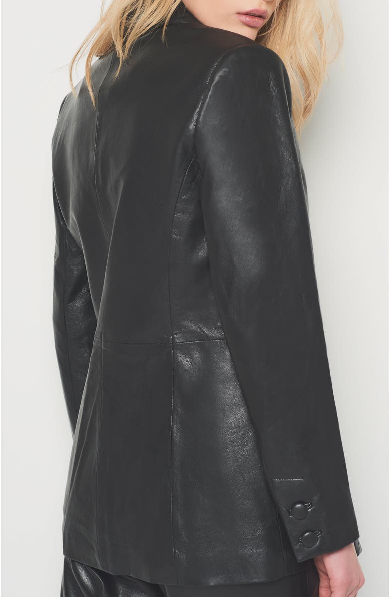 AS by DF Jordan Bf Recycled Leather Blazer, Alternate, color, Black