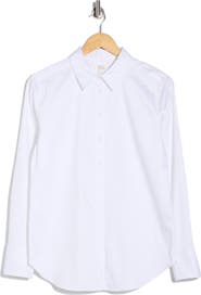 NORDSTROM RACK Boyfriend Fit Poplin Shirt