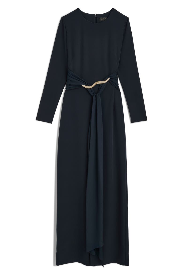 Long Sleeve Maxi Dress, Alternate, color, NIGHTFALL/ NIGHTFALL