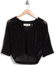 DVF Harper Knit Johnny Collar Top
