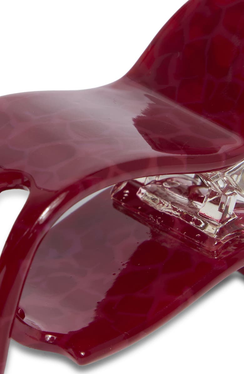 L. Erickson Halle Claw Clip, Alternate, color, Red