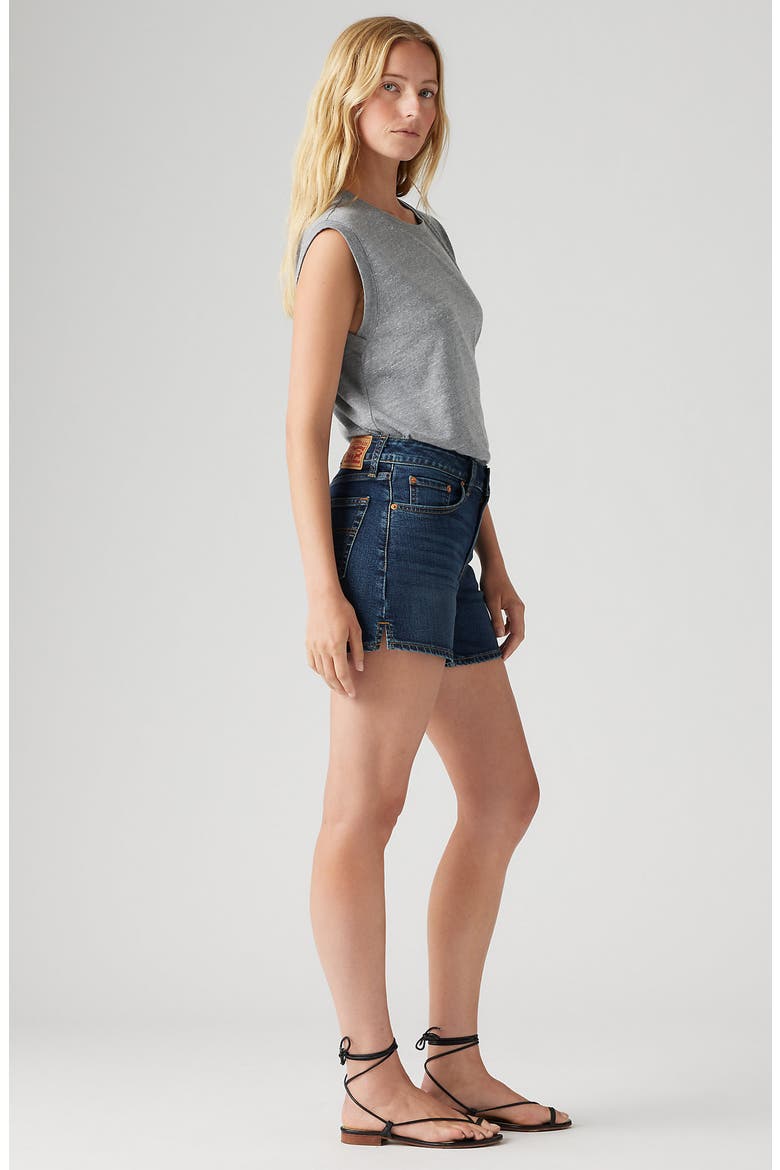 A-Line Denim Shorts, Alternate, color, DONT YOU KNOW SHORT