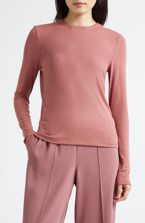 Luxe Long Sleeve Crewneck Top