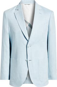 Nordstrom Henrik Trim Fit Solid Italian Linen Suit Separate Jacket
