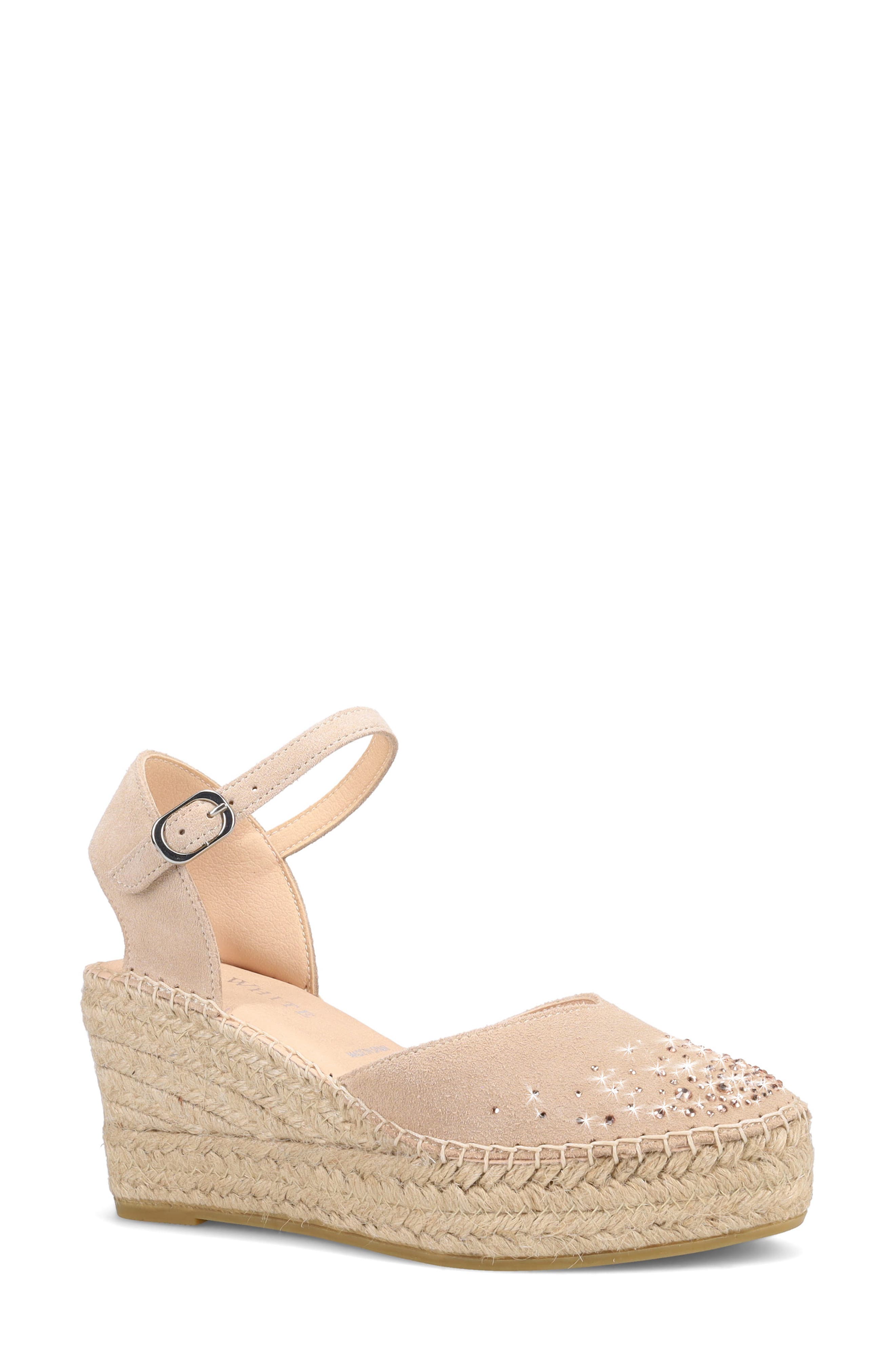 Ron White Breeza Wedge Sandal, Main, color, Oyster