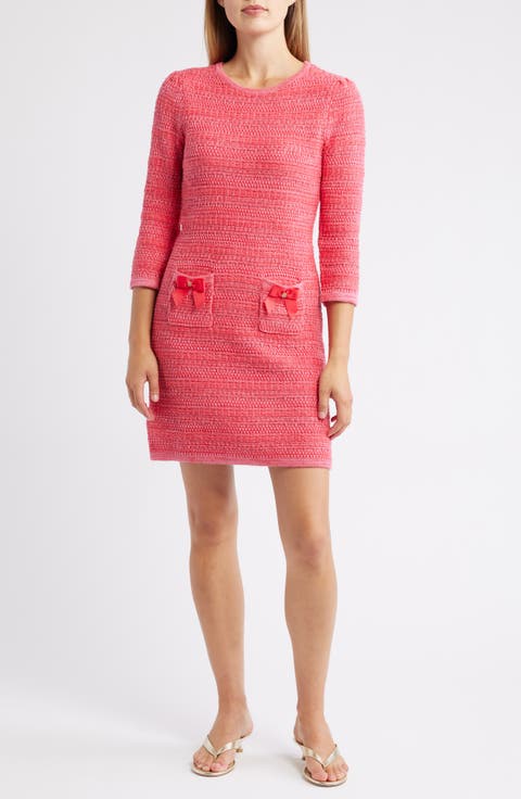 Rhysa Bow Accent Sweater Dress