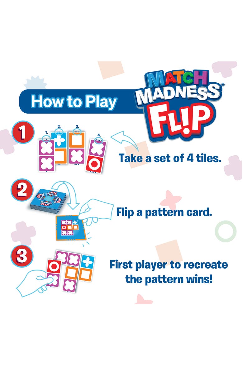 Match Madness Flip Travel Sized Puzzle Game, Alternate, color, Multicolored