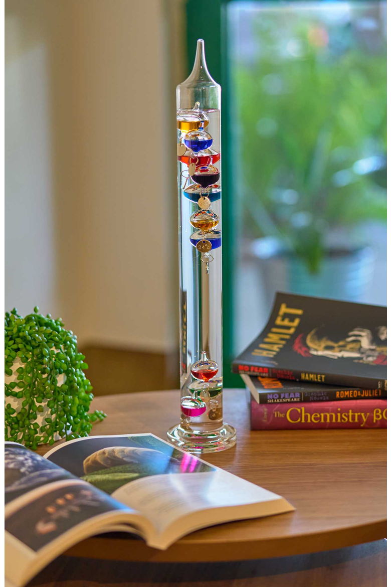 The Galileo Thermometer, Alternate, color, 17"