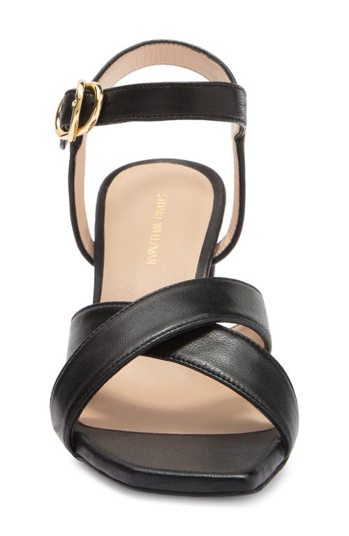 Stuart Weitzman Woman Sandals Black Size 7.5 Leather In Black