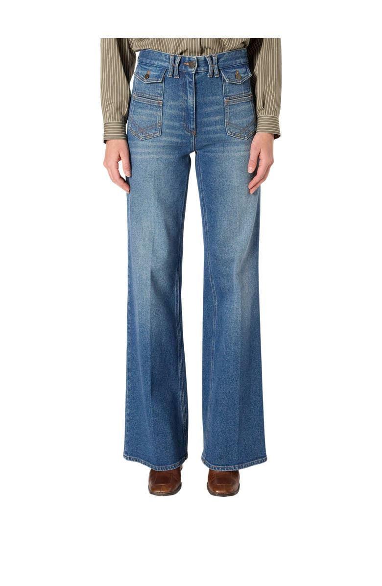 GERARD DAREL Anna Flared High Rise Jeans, Main, color, Universe