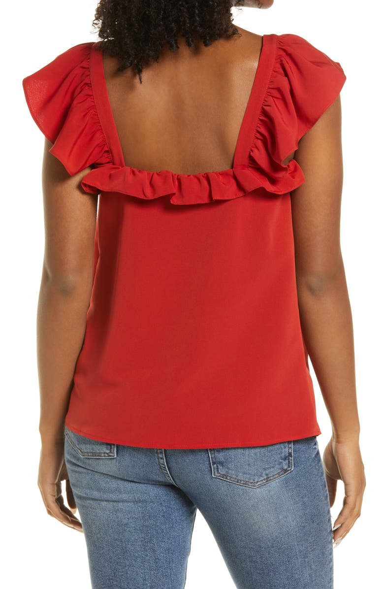 GIBSONLOOK Ruffle Top, Alternate, color,