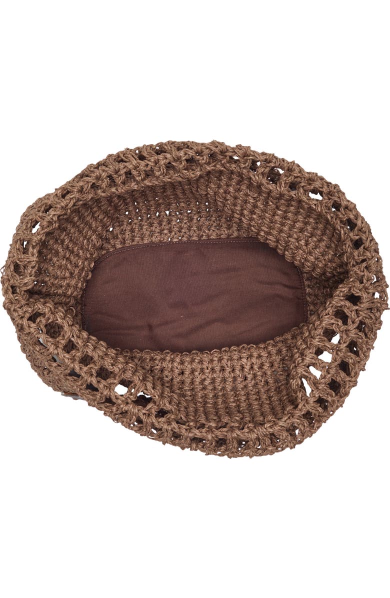 Collection XIIX Raffia Market Tote, Alternate, color, Chocolate