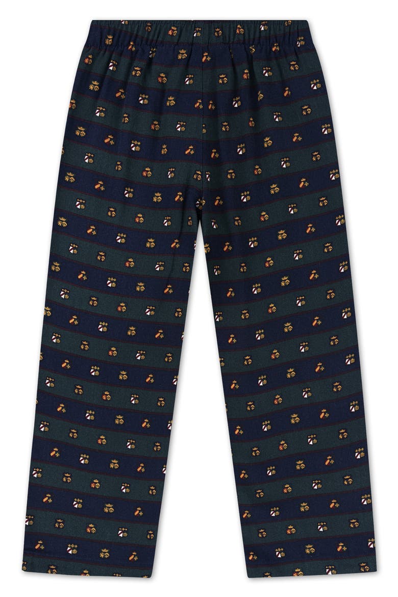 Kids' Woven Sleep Pants, Alternate, color, RED/ BLUE/ GREEN