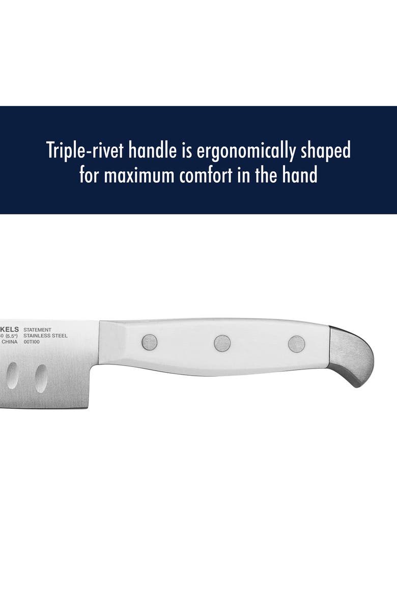 HENCKELS CUTLERY Statement 15-Piece Knife Block Set, Alternate, color, White