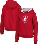 STADIUM ATHLETIC Women's Cardinal Stanford Cardinal Team Big Logo Pullover Hoodie