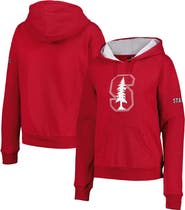 STADIUM ATHLETIC Women's Cardinal Stanford Cardinal Team Big Logo Pullover Hoodie