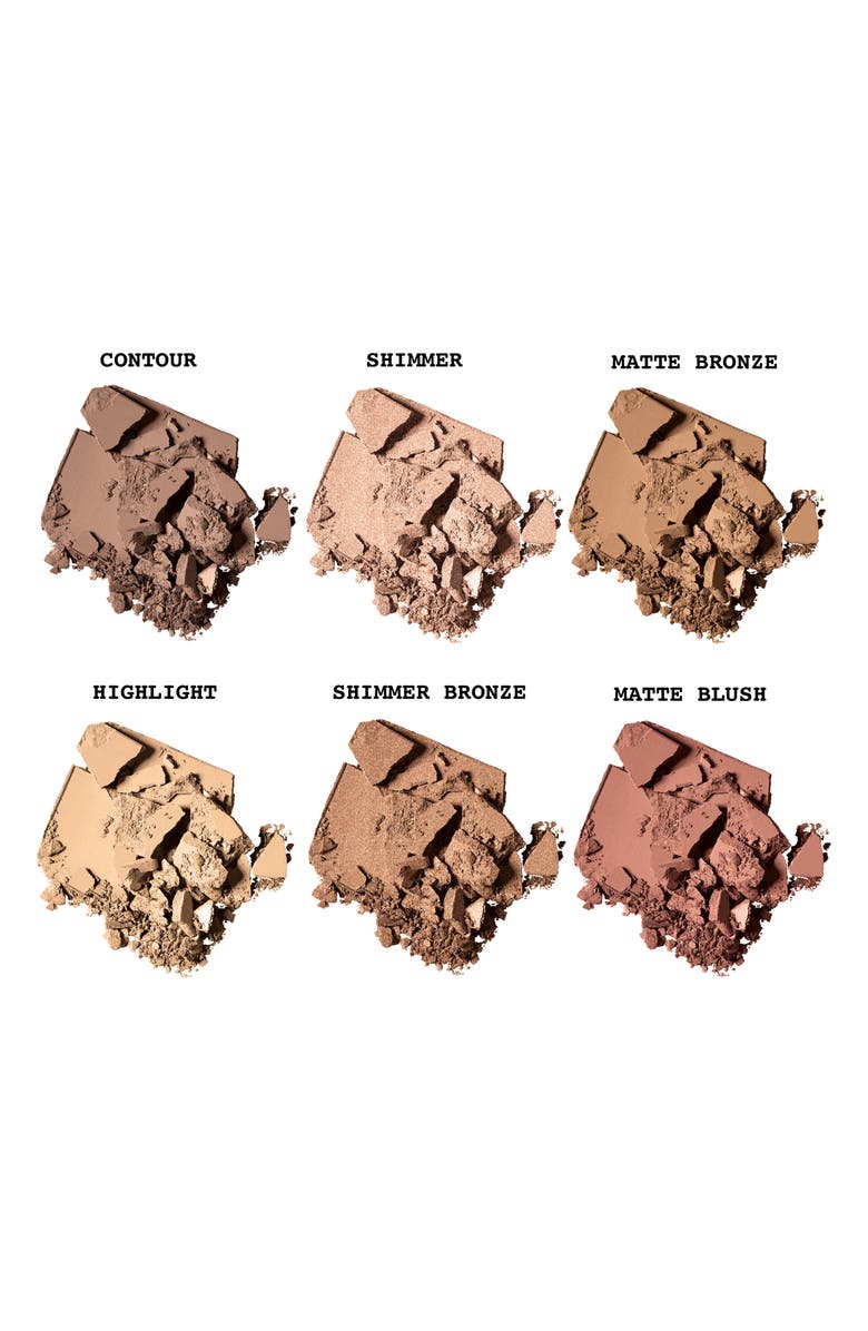 Smashbox Cali Contour Blush, Highlighter & Bronzer Face Palette, Alternate, color, Light Medium