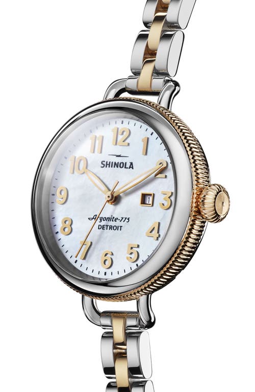 Shinola 'the Birdy' Bracelet Watch, 34mm In Black