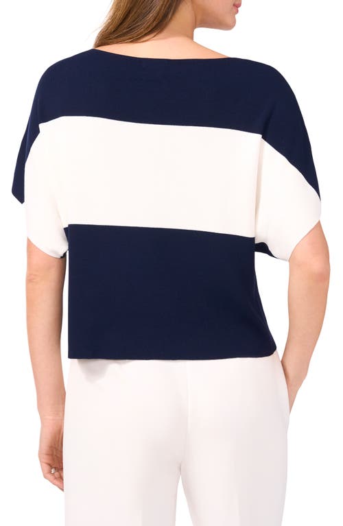Halogen ® Boat Neck Drop Shoulder Top In Blue