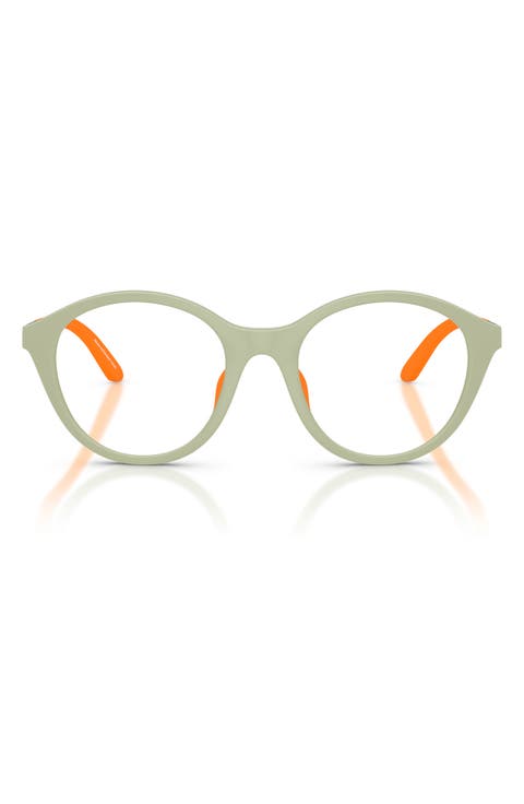 Kids' 48mm Round Optical Glasses