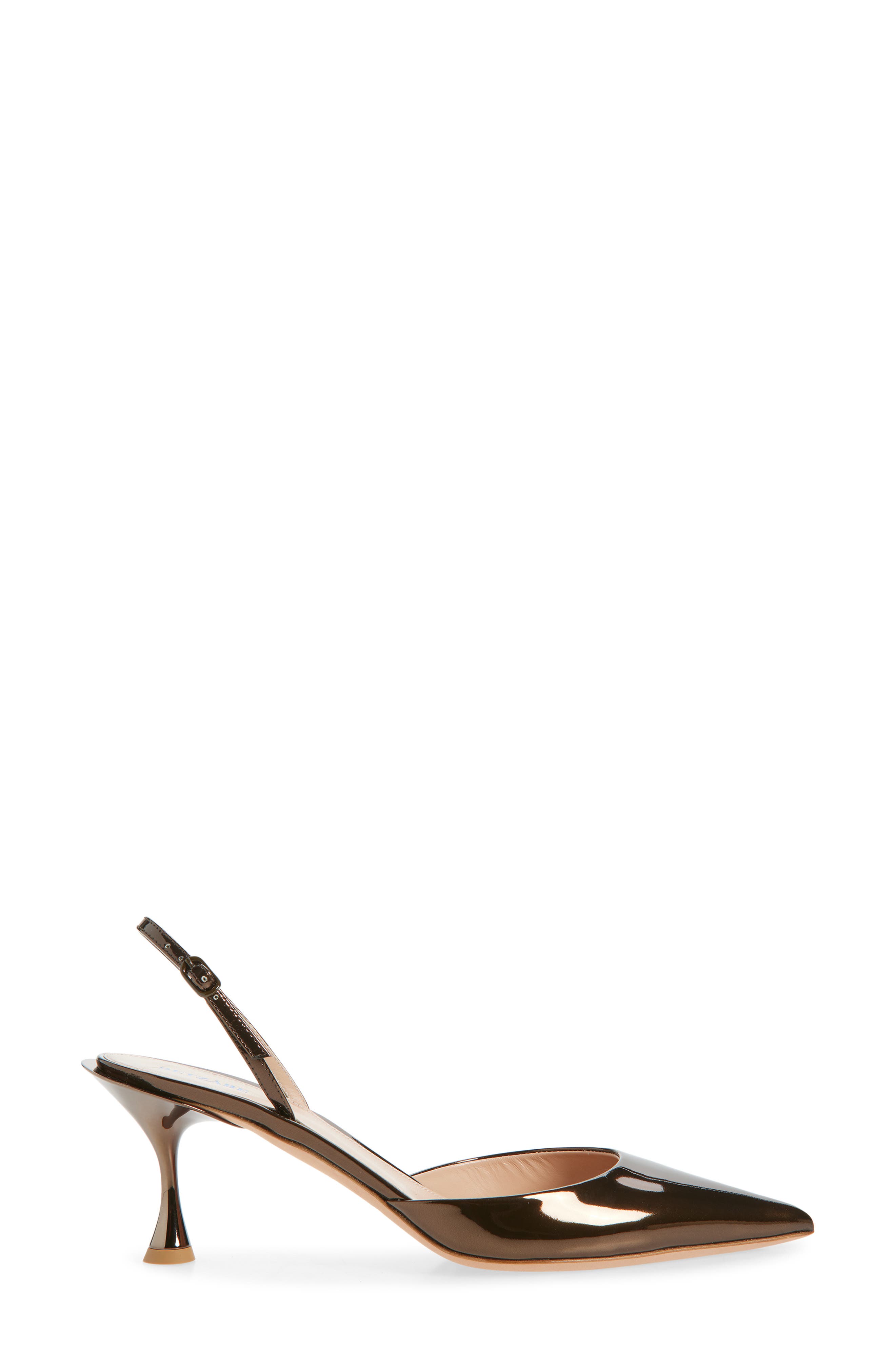 BETZÁBE Sofia Metallic Slingback Pump, Alternate, color, Metallic Rust/ Copper