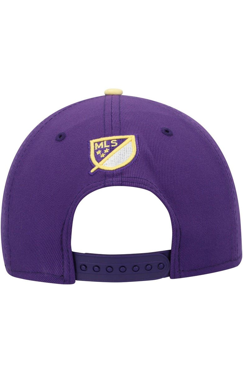 New Era Men's New Era Purple/Gold Orlando City SC Two-Tone 9FIFTY Snapback Hat, Alternate, color, 