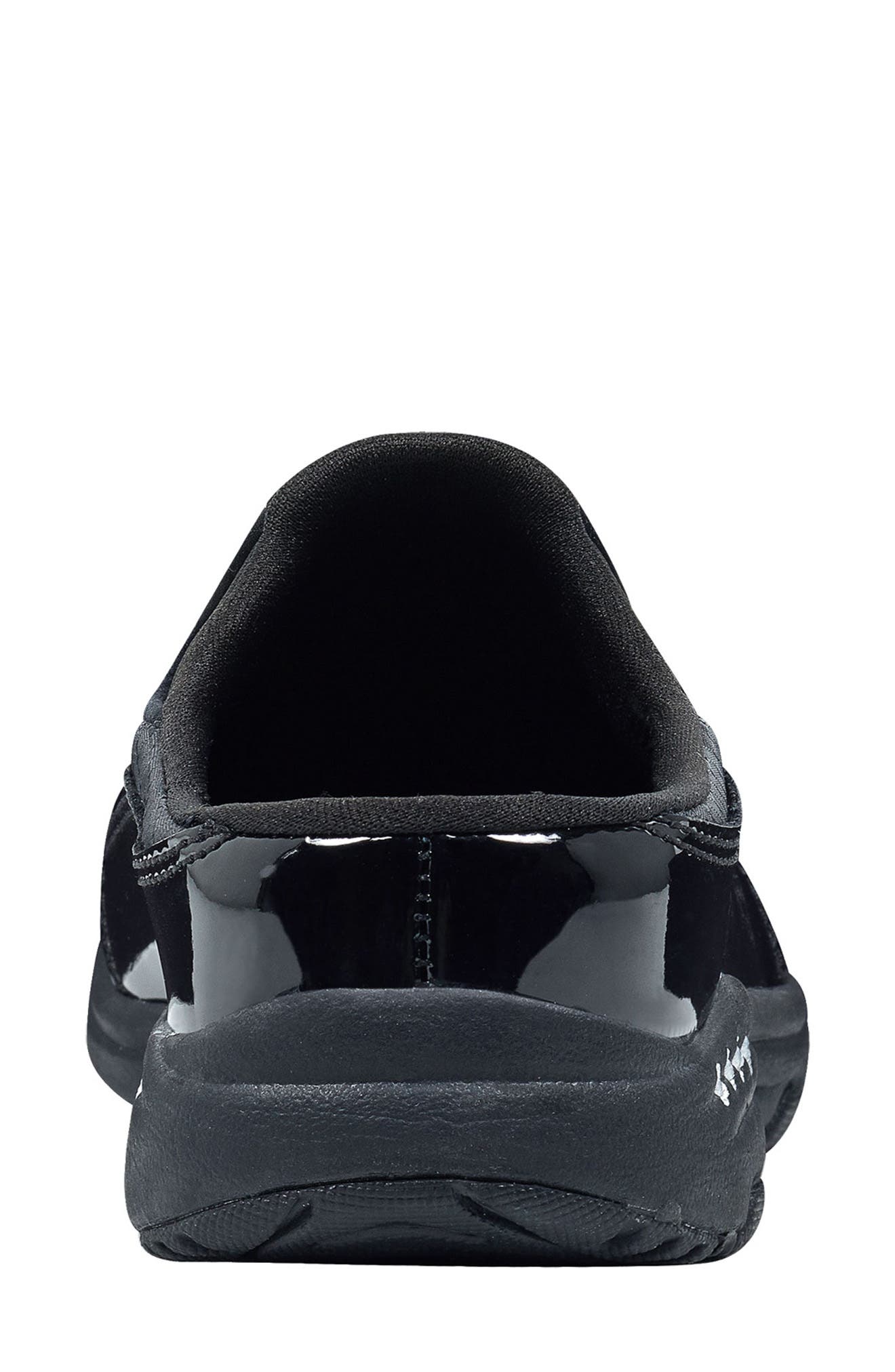 Easy Spirit Traveltime Classic Clog, Alternate, color, Black Patent Leather