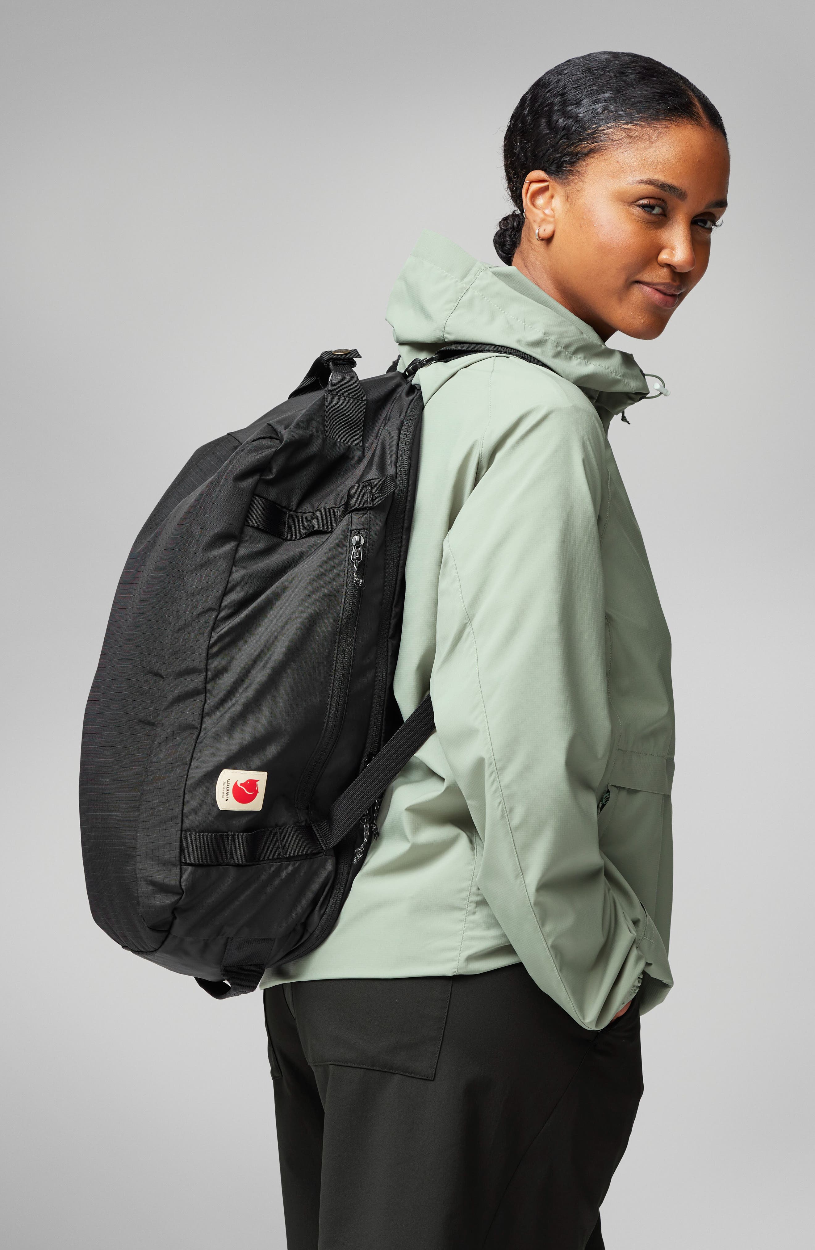 Fjällräven High Coast 22L Duffle Bag, Alternate, color, Black