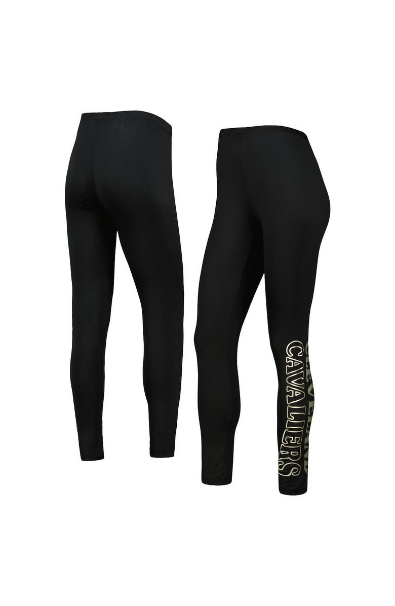 G-III 4HER BY CARL BANKS Women's G-III 4Her by Carl Banks Black Cleveland Cavaliers Stadium Leggings, Alternate, color, 