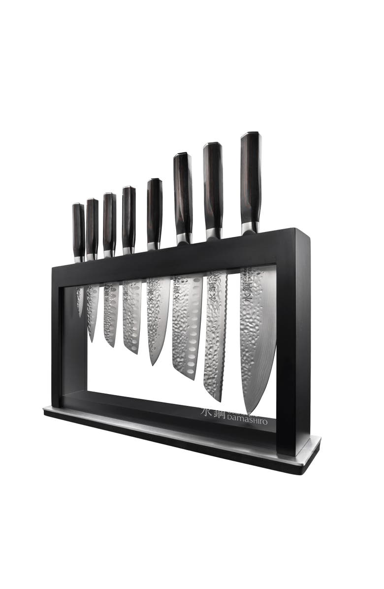 Cuisine::pro<sup>®</sup> Damashiro EMPEROR<sup>®</sup> 9-Piece Hisa Knife Block, Main, color, Black