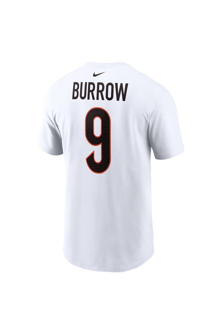 Men's Nike Joe Burrow  White Cincinnati Bengals  Player Name & Number T-Shirt, Alternate, color, White