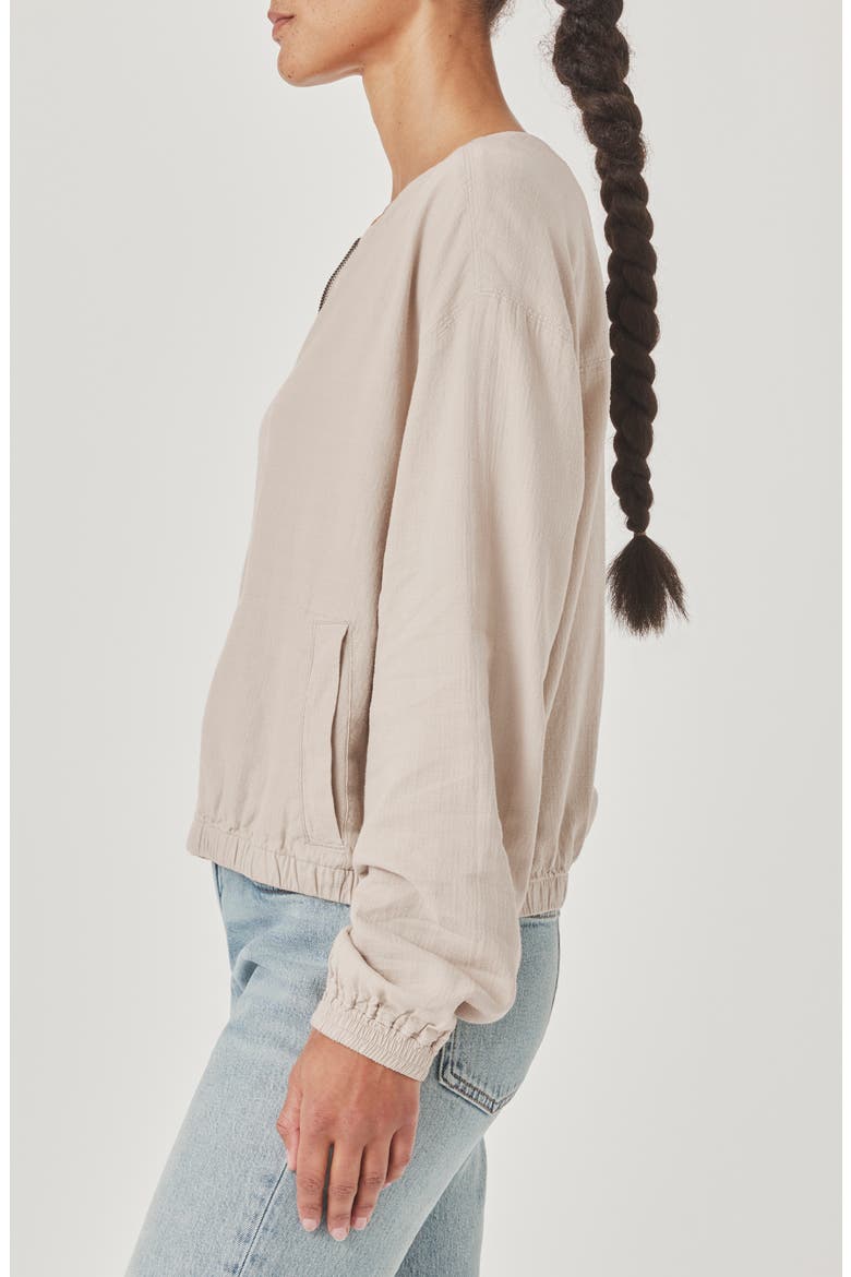 Clea Bomber Jacket, Alternate, color, FAWN BEIGE