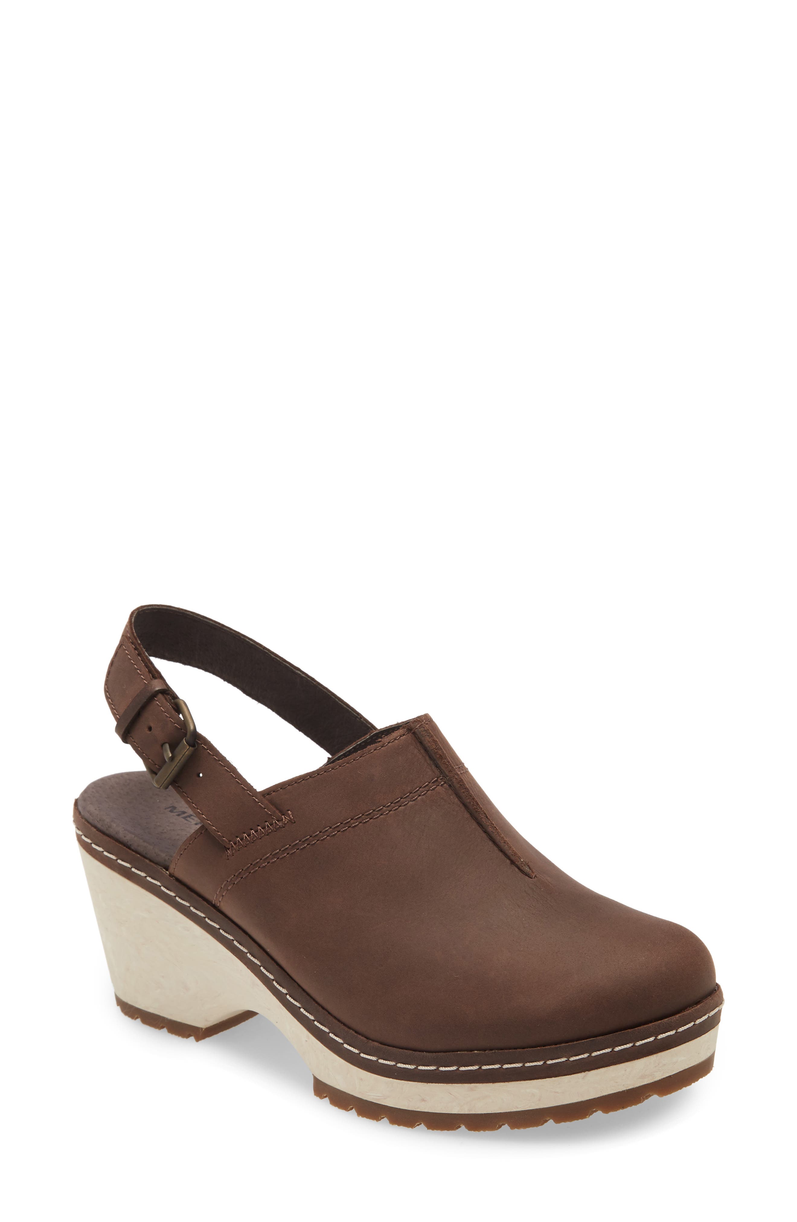 Halendi Clog, Main, color, BRACKEN LEATHER