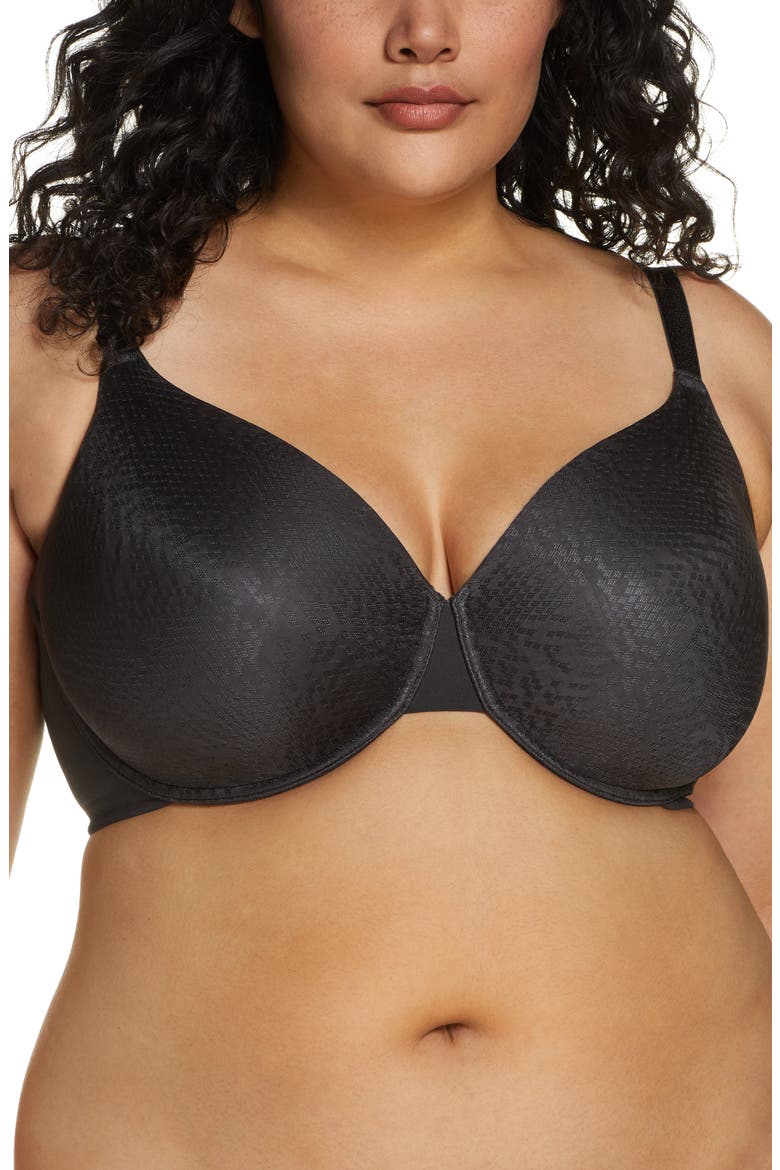 Conform Underwire Full Fit Contour Bra, Main, color, BLACK