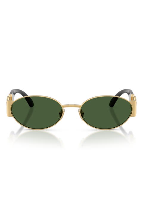 56mm Oval Sunglasses
