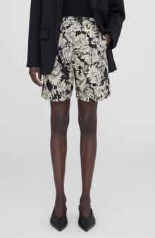Carrie High Waist Linen Shorts