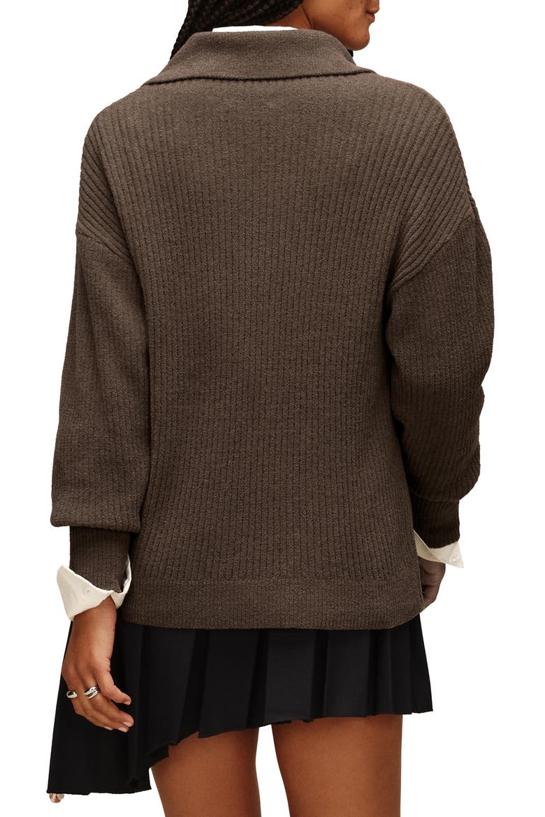 Junipher Cozy Knit Lite Cardigan, Alternate, color, DENSE SMOKE