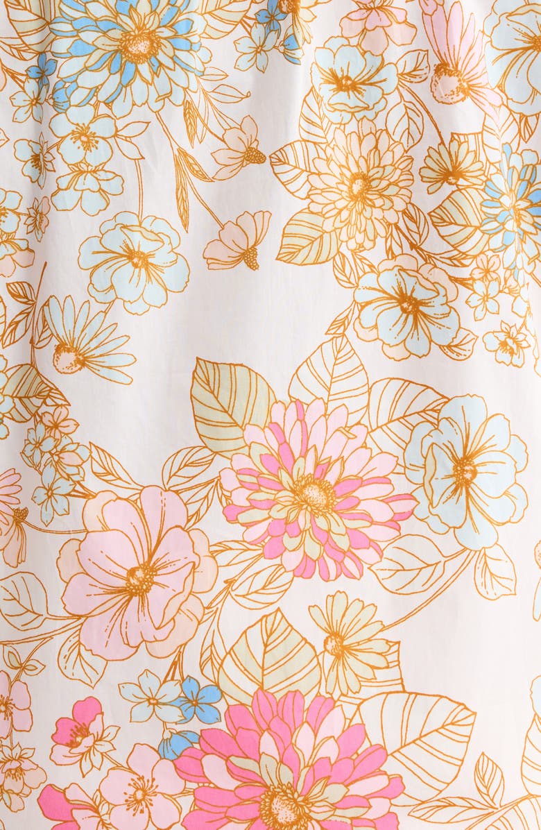 SUGARLIPS Day Lily Floral Ruffle Top, Alternate, color, Off-White-Multi