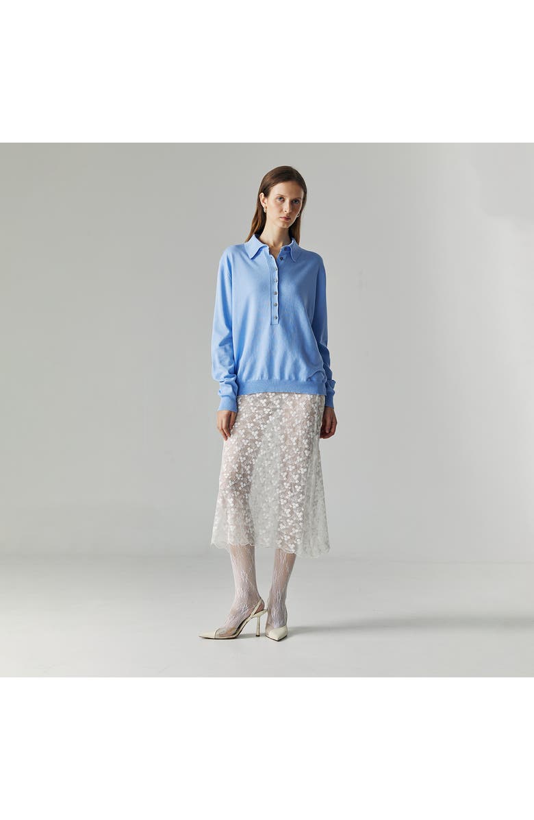 ATS Nara Knit Top, Alternate, color, Blue