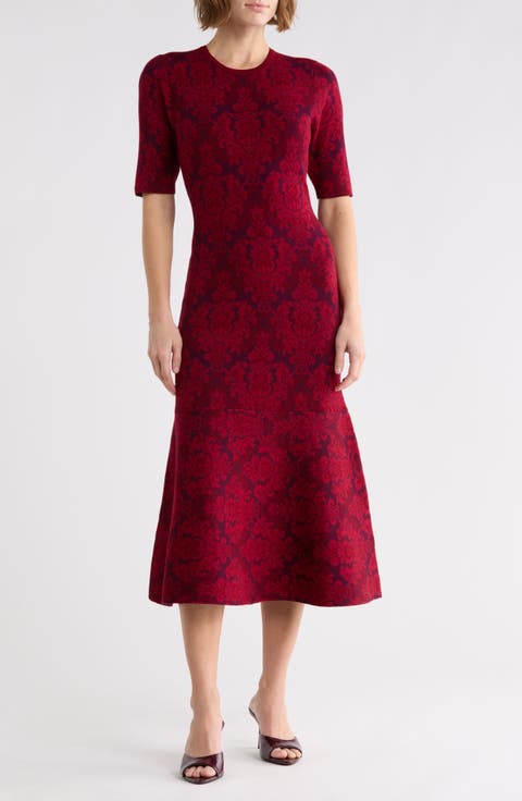 Alma Knit Dress with Flare