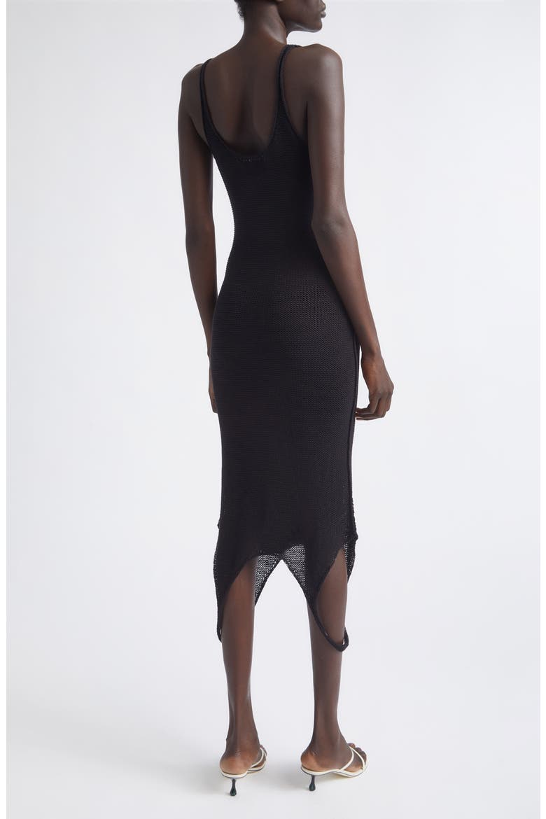 Obi Cotton Blend Slipdress, Alternate, color, BLACK