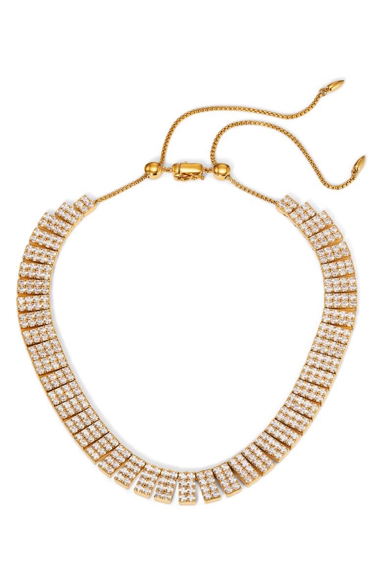 Nadri Northern Lights Pavé Cubic Zirconia Choker, Main, color,