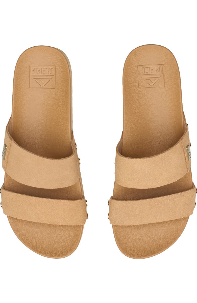 Reef Vista Higher Cleo Platform Sandal, Alternate, color, Tan Suede
